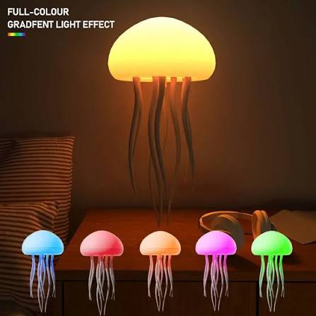 Jelly fish table lamp