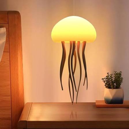 Jelly fish table lamp